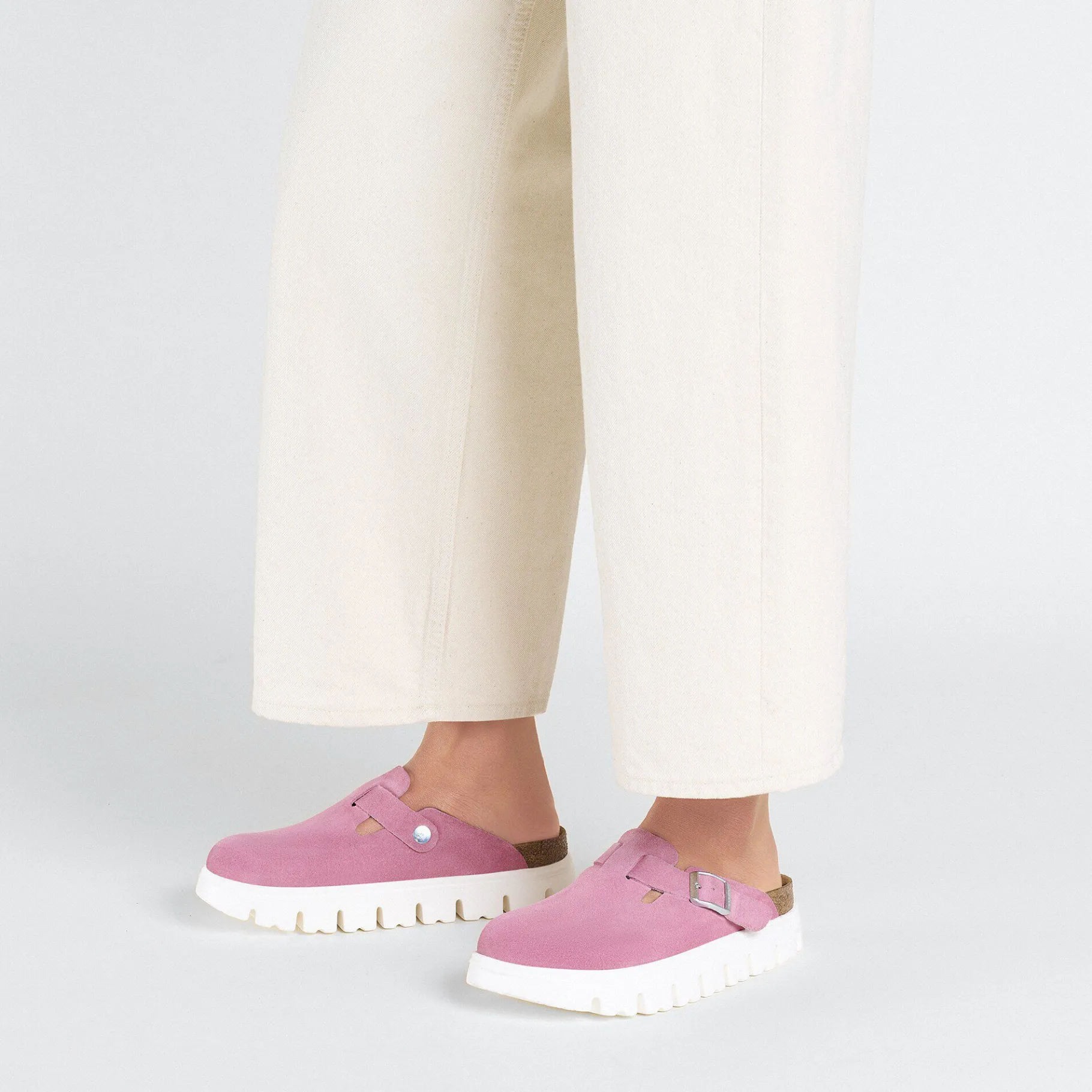 New Birkenstock Boston Chunky Candy Pink