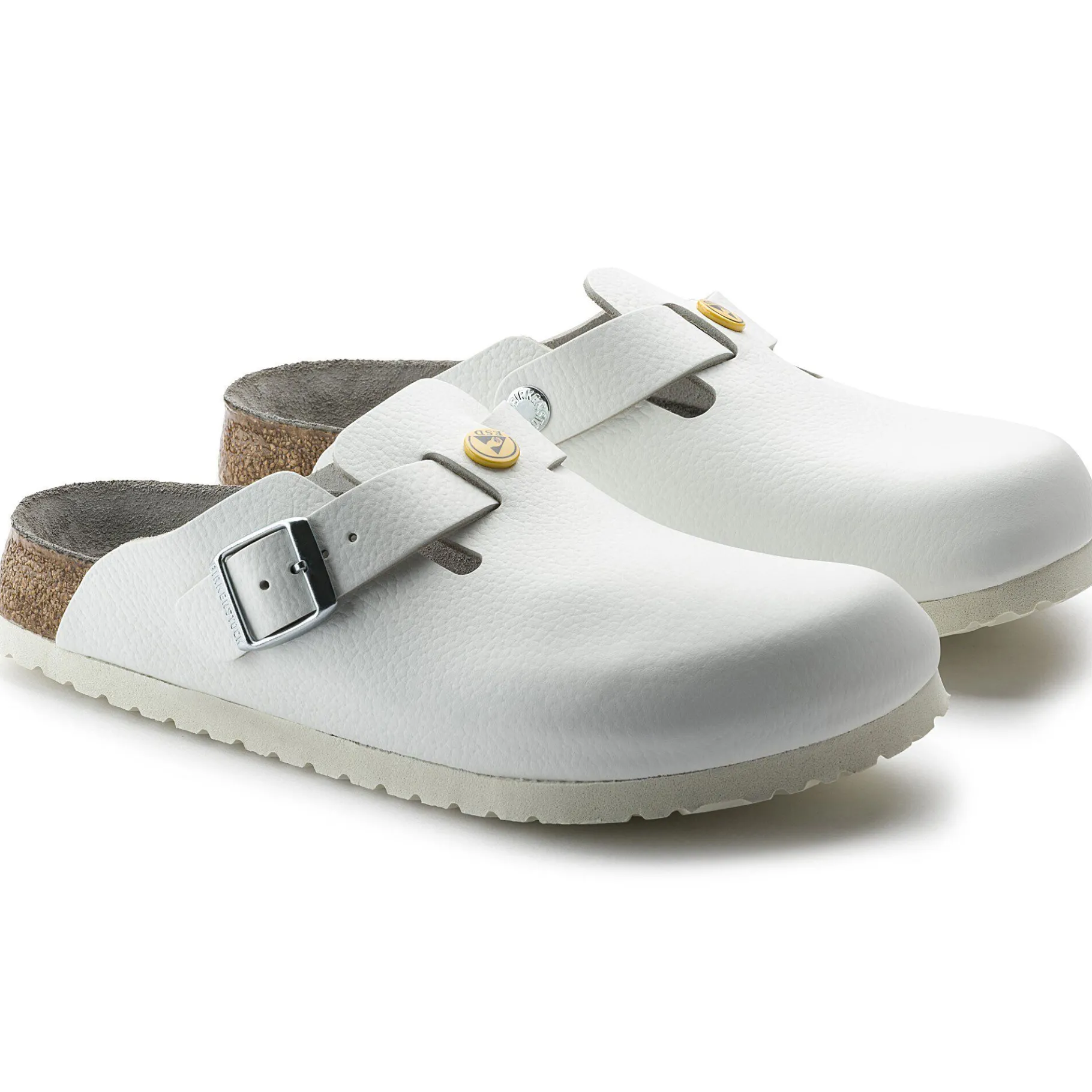 Best Birkenstock Boston Esd White