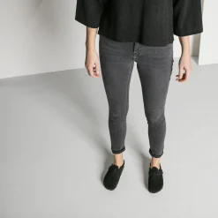 Sale Birkenstock Boston Lammeskind Black