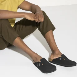 Outlet Birkenstock Boston Vegansk Black