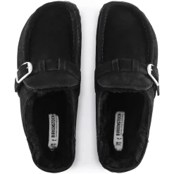 Fashion Birkenstock Buckley Lammeskind Black