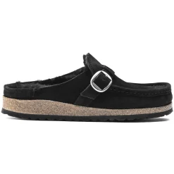 Fashion Birkenstock Buckley Lammeskind Black