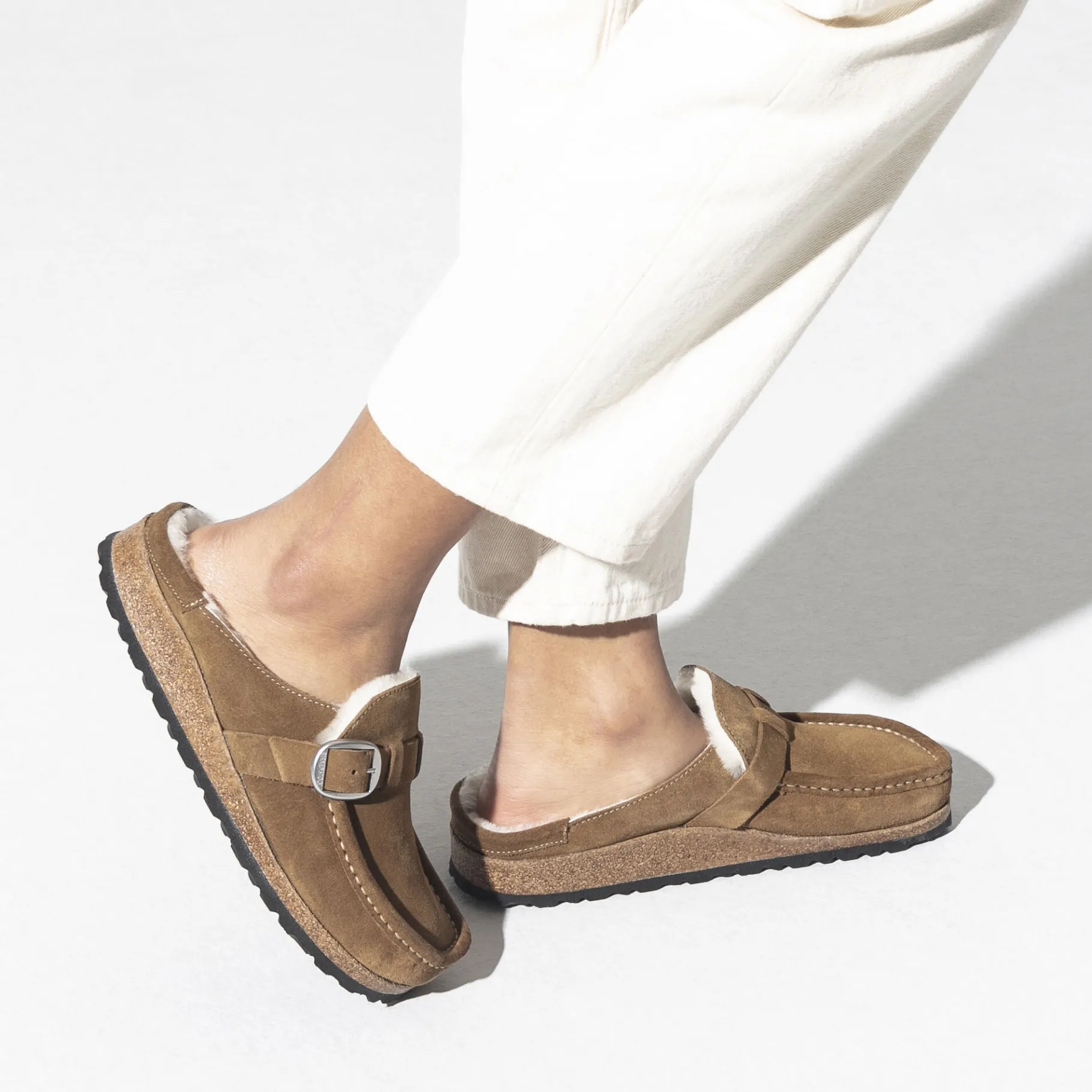 Hot Birkenstock Buckley Lammeskind Tea