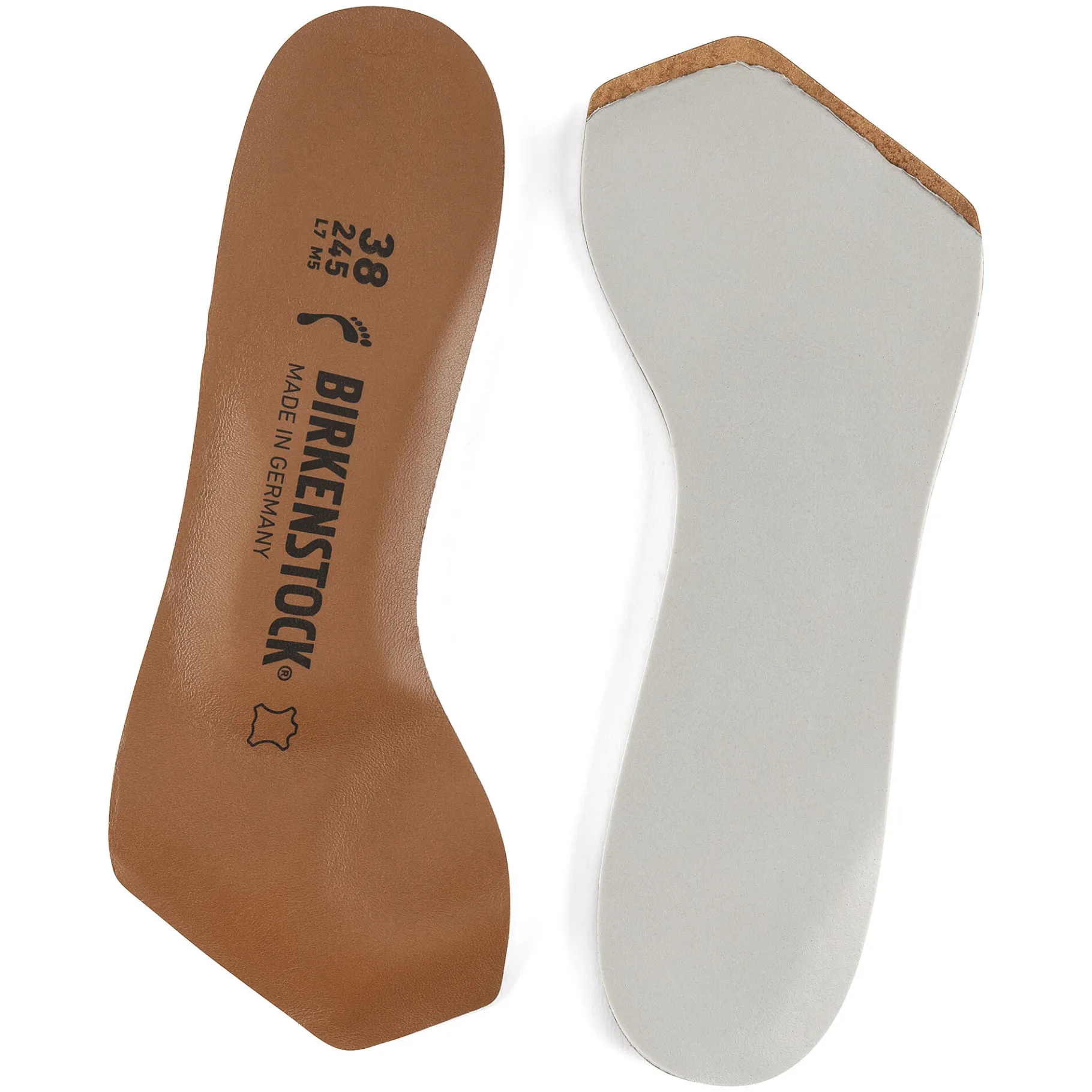 Shop Birkenstock Comfort Fodsengssal Uden Ta Laeder Brown