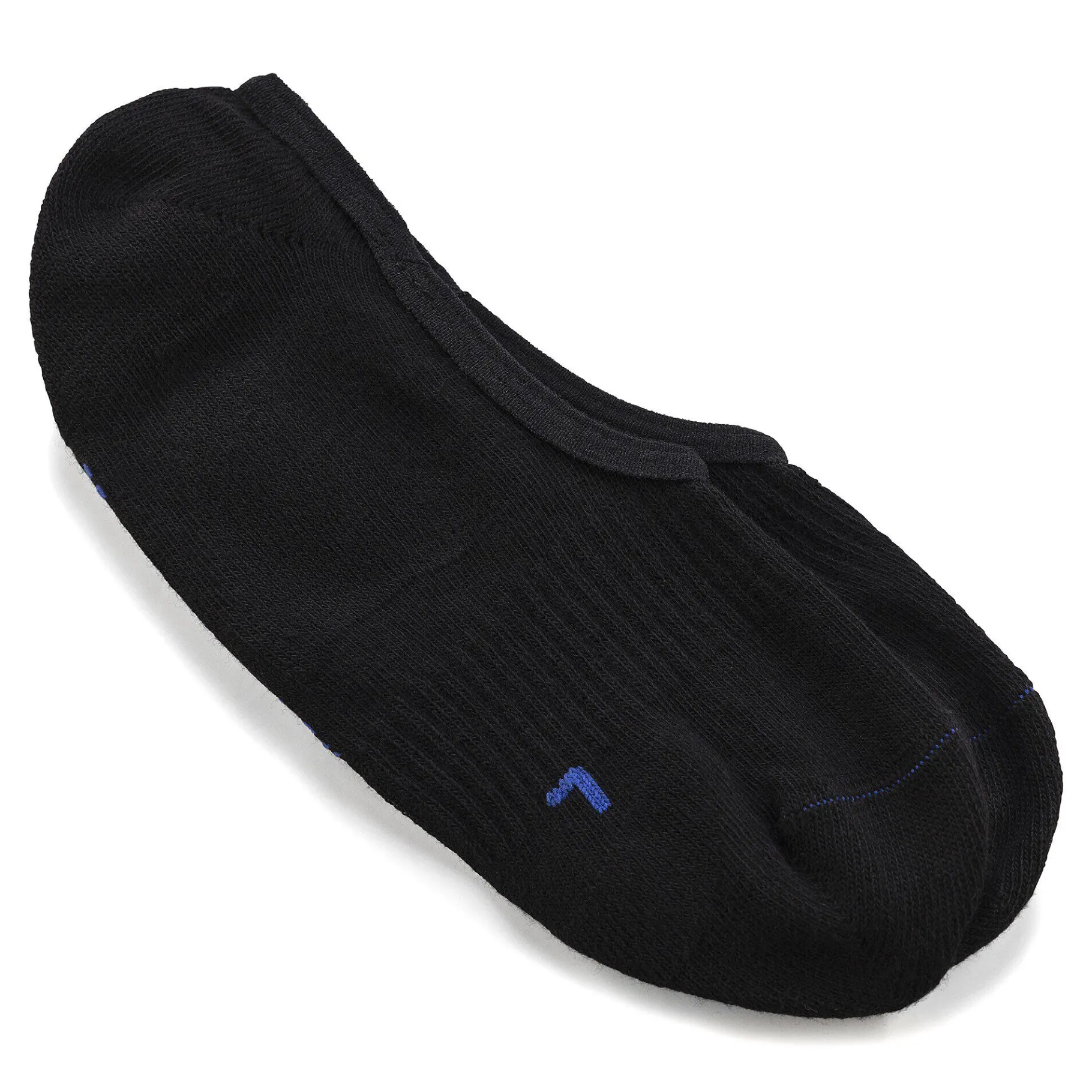 Shop Birkenstock Cotton Sole Invisible Damer Black