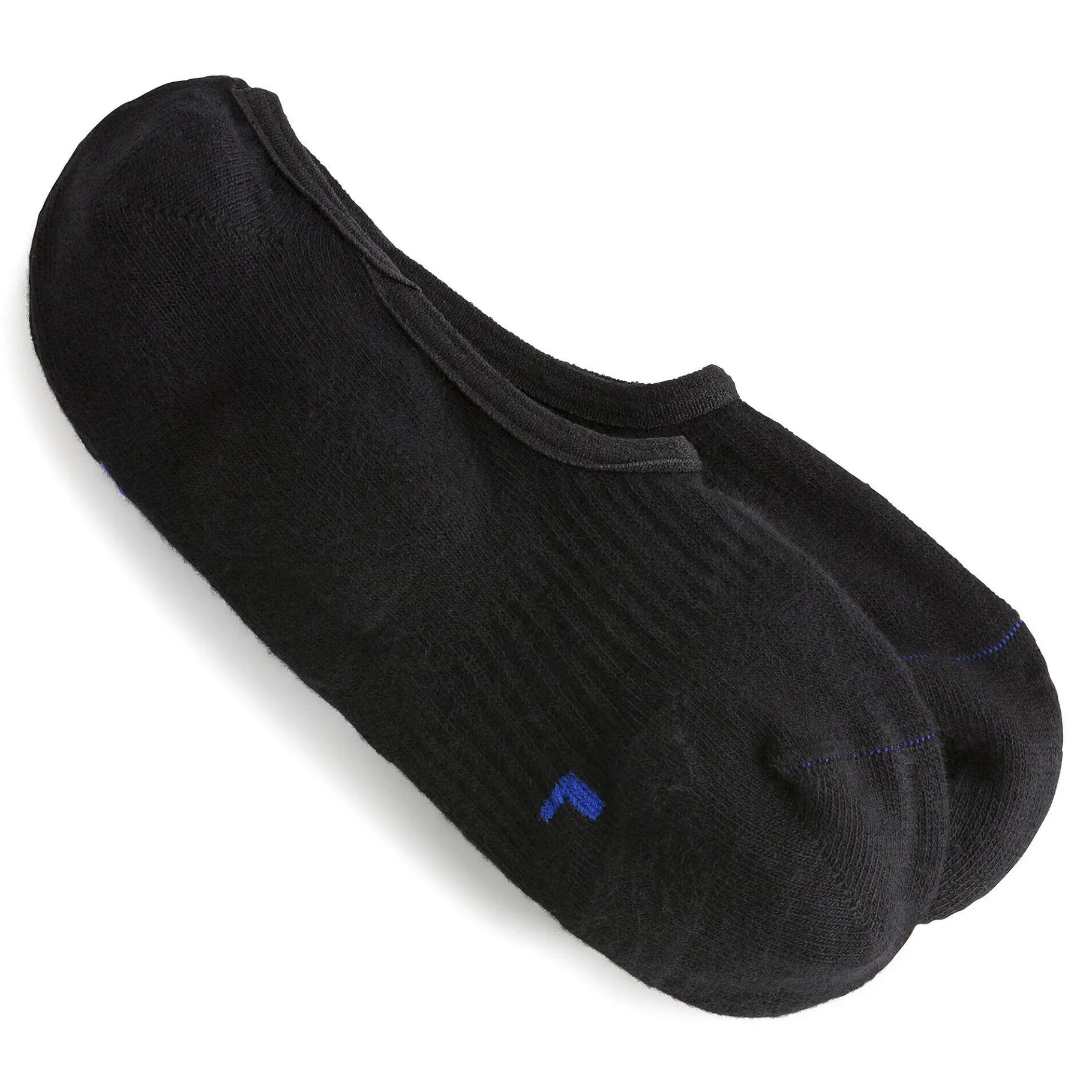 Shop Birkenstock Cotton Sole Invisible Damer Black