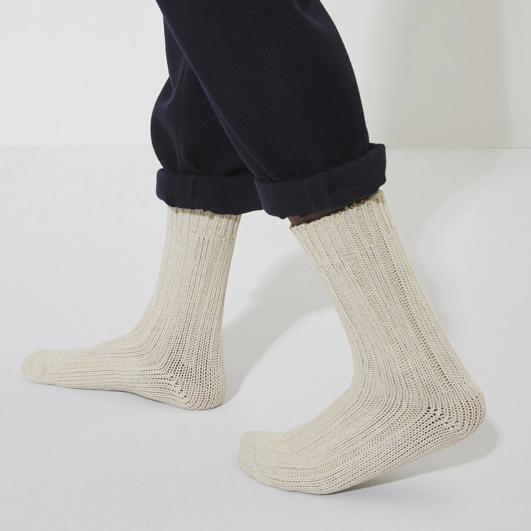 Shop Birkenstock Cotton Twist Herrer Off White