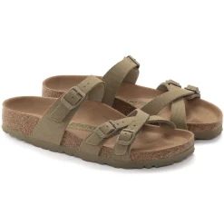 Best Birkenstock Franca Vegan Faded Khaki