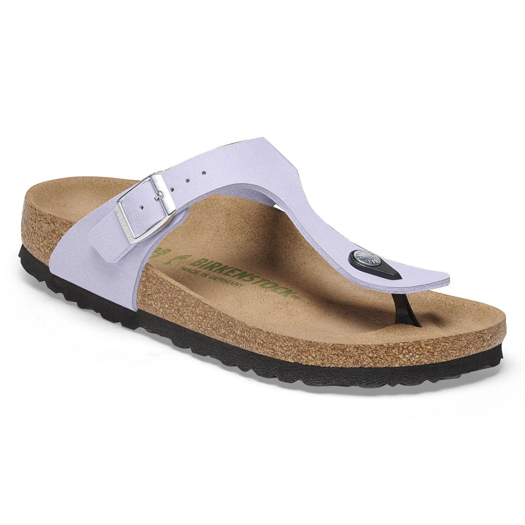 New Birkenstock Gizeh Soft Birki Vegan Purple Fog