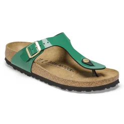 Cheap Birkenstock Gizeh Patent Digital Green