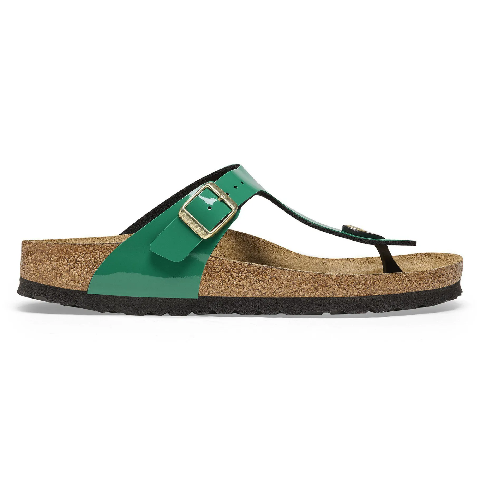 Cheap Birkenstock Gizeh Patent Digital Green