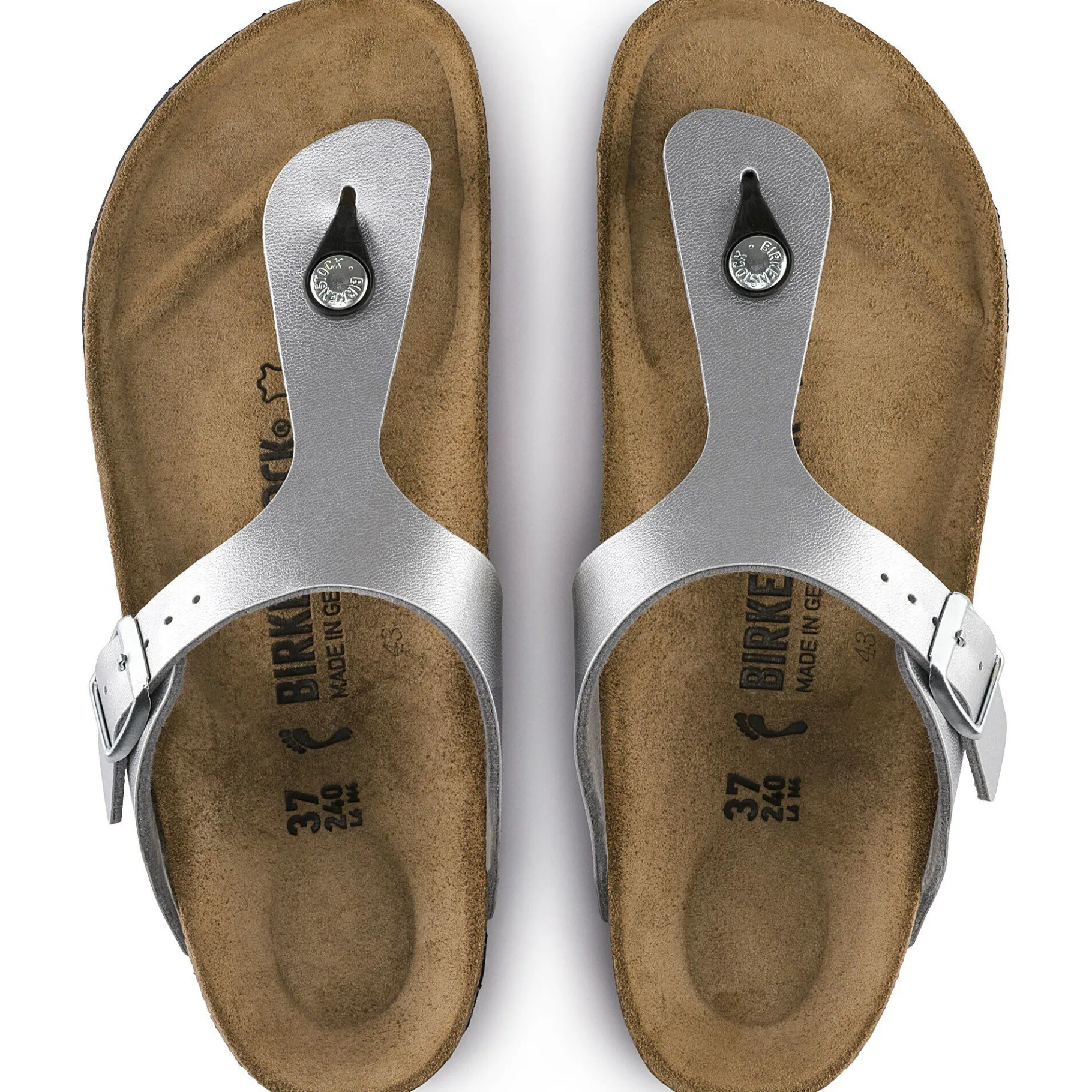 Hot Birkenstock Gizeh Silver