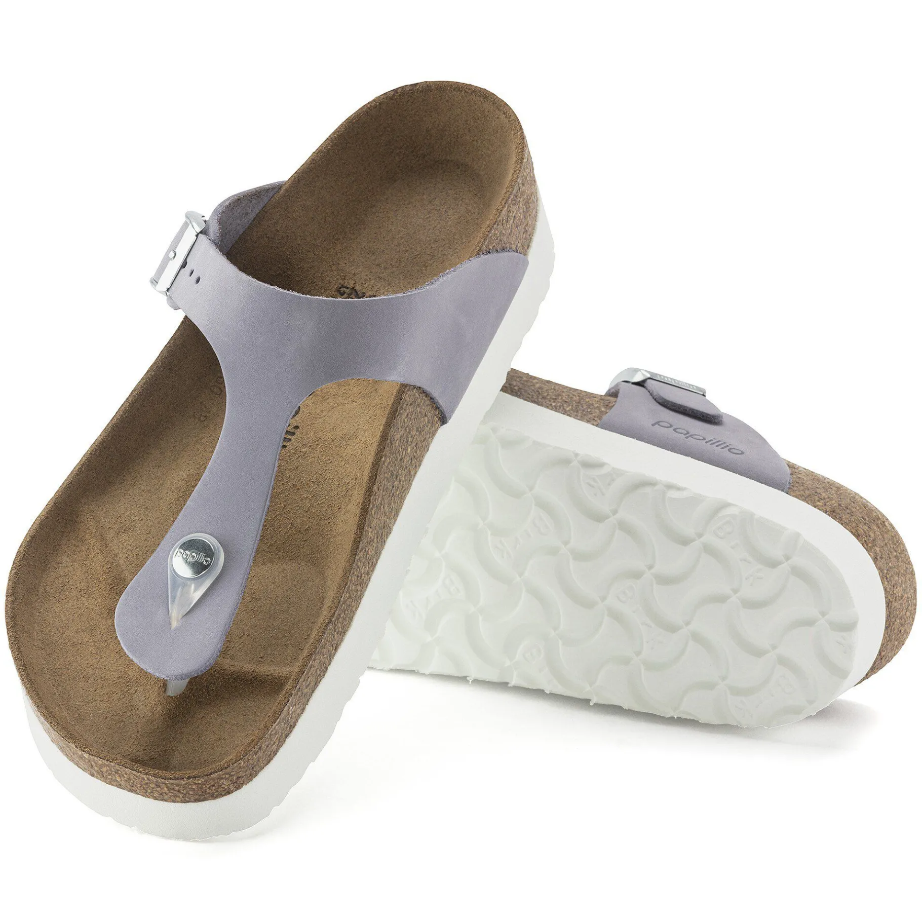New Birkenstock Gizeh Purple Fog