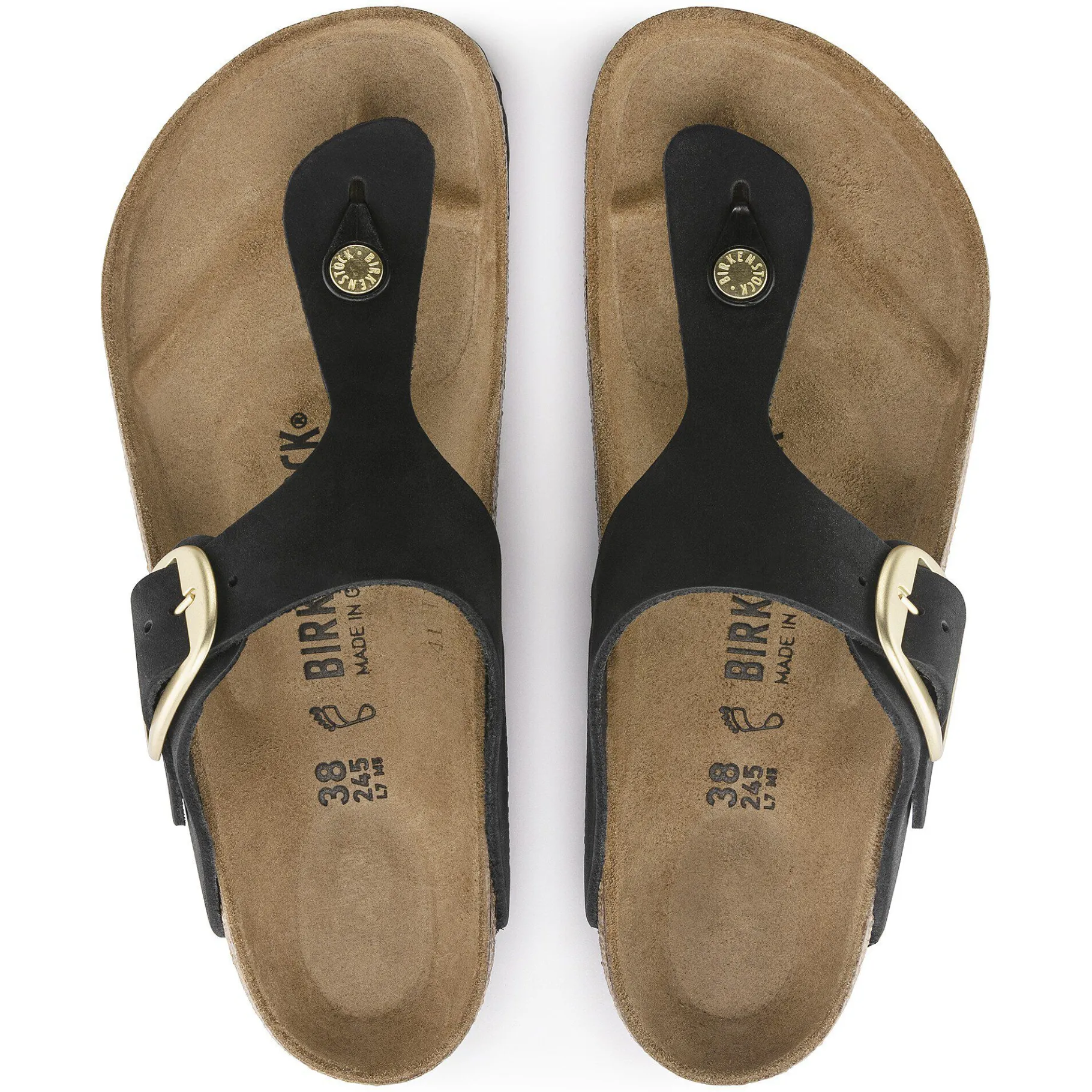 Shop Birkenstock Gizeh Big Buckle Black