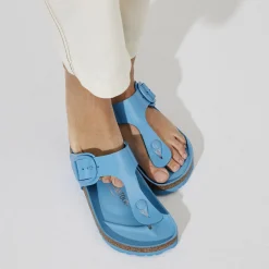 Flash Sale Birkenstock Gizeh Big Buckle High Shine Sky Blue