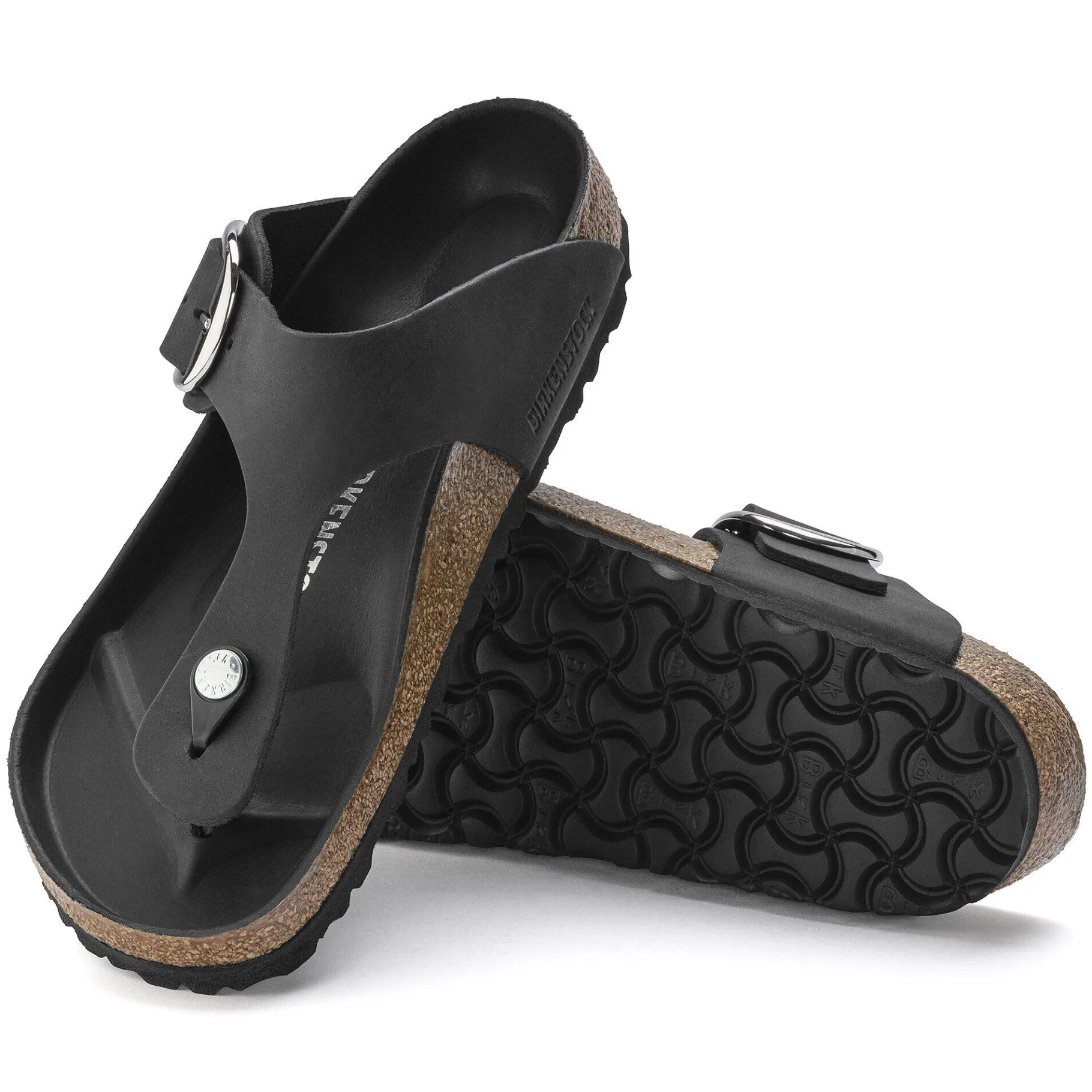 Cheap Birkenstock Gizeh Big Buckle Black