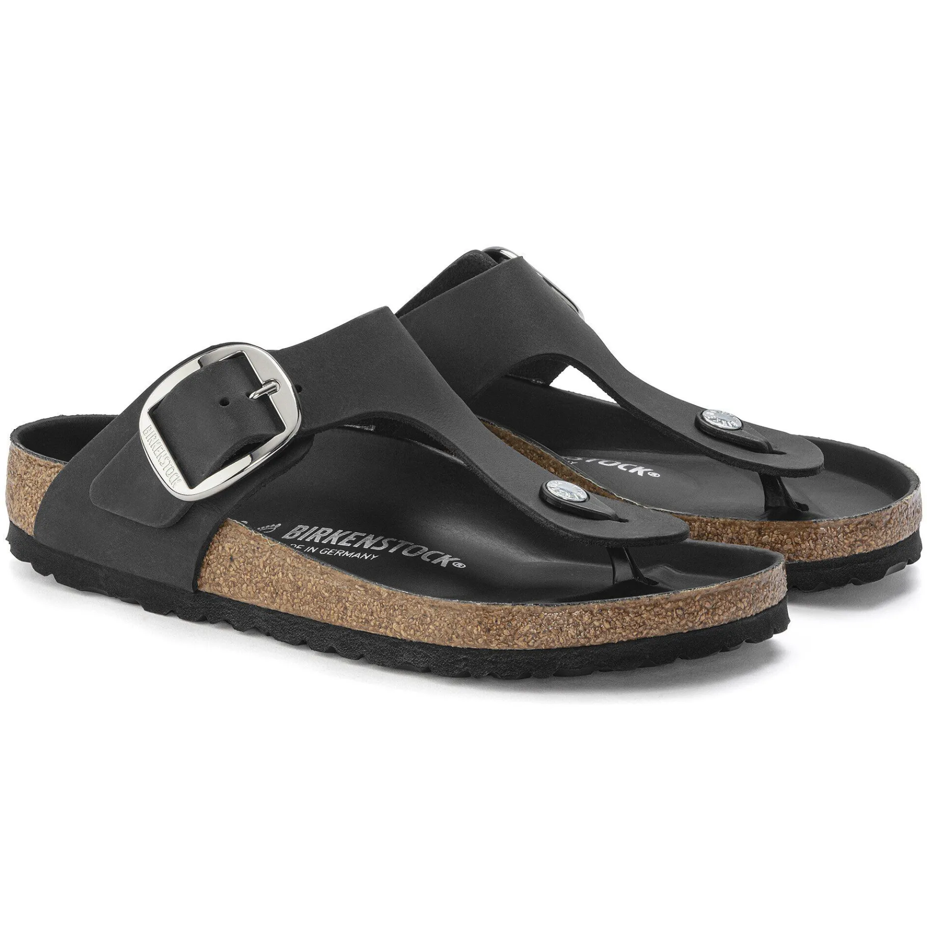 Cheap Birkenstock Gizeh Big Buckle Black