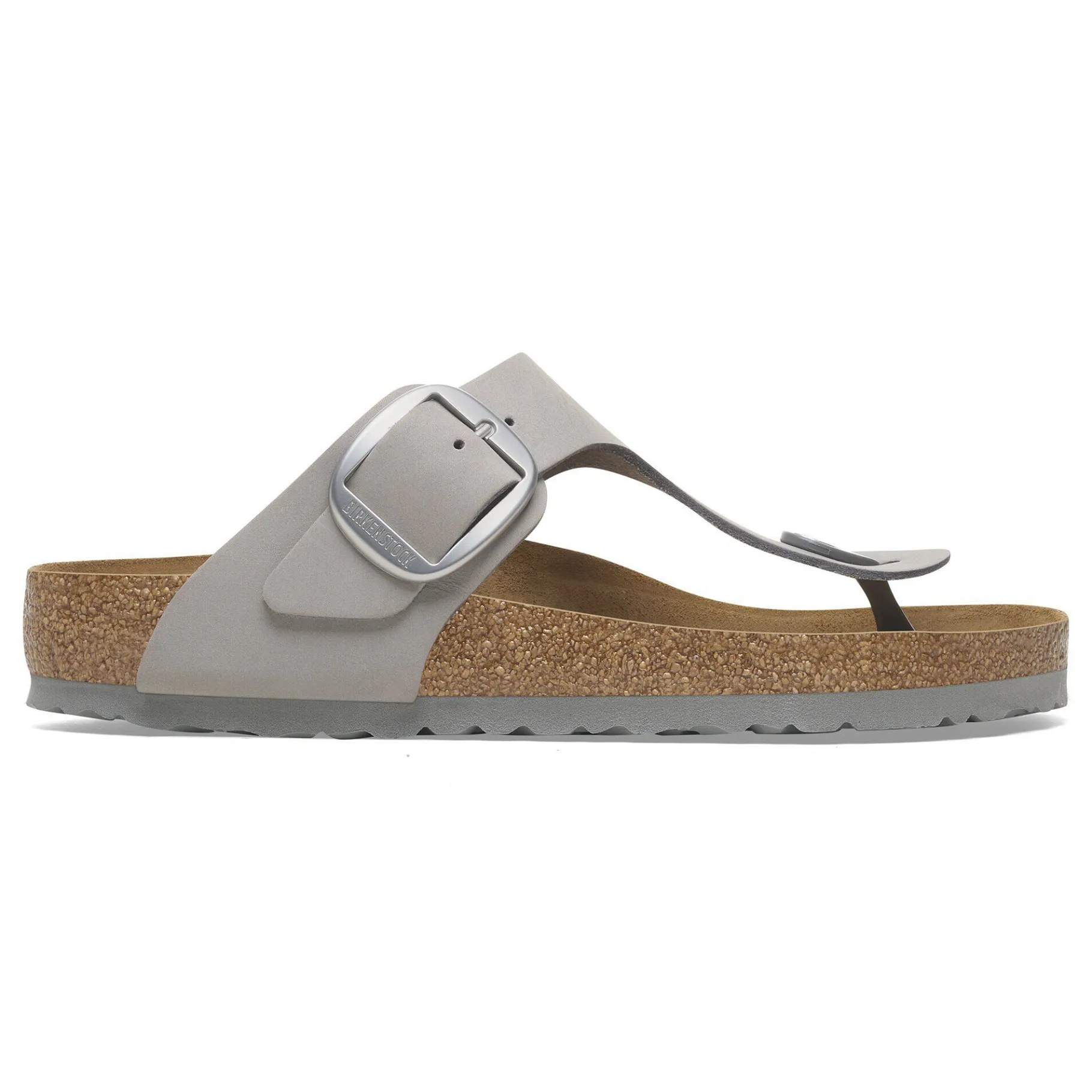 Shop Birkenstock Gizeh Big Buckle Dove Gray