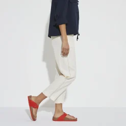 New Birkenstock Gizeh Big Buckle High Shine Tomato