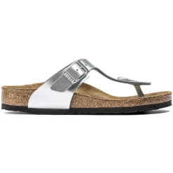 Fashion Birkenstock Gizeh Kids Electric Metallic Silver
