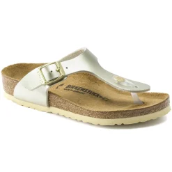 Discount Birkenstock Gizeh Kids Electric Metallic Gold