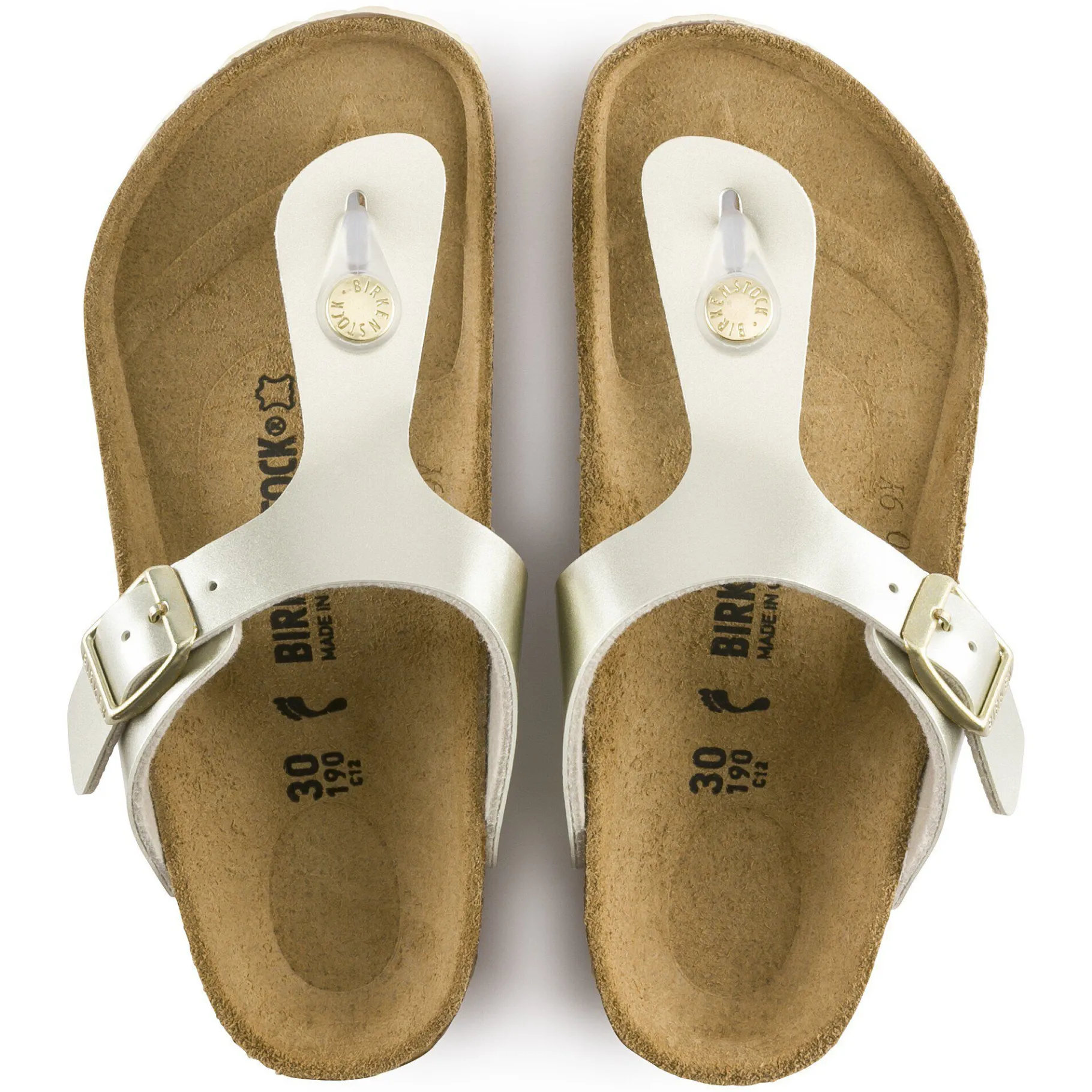 Discount Birkenstock Gizeh Kids Electric Metallic Gold