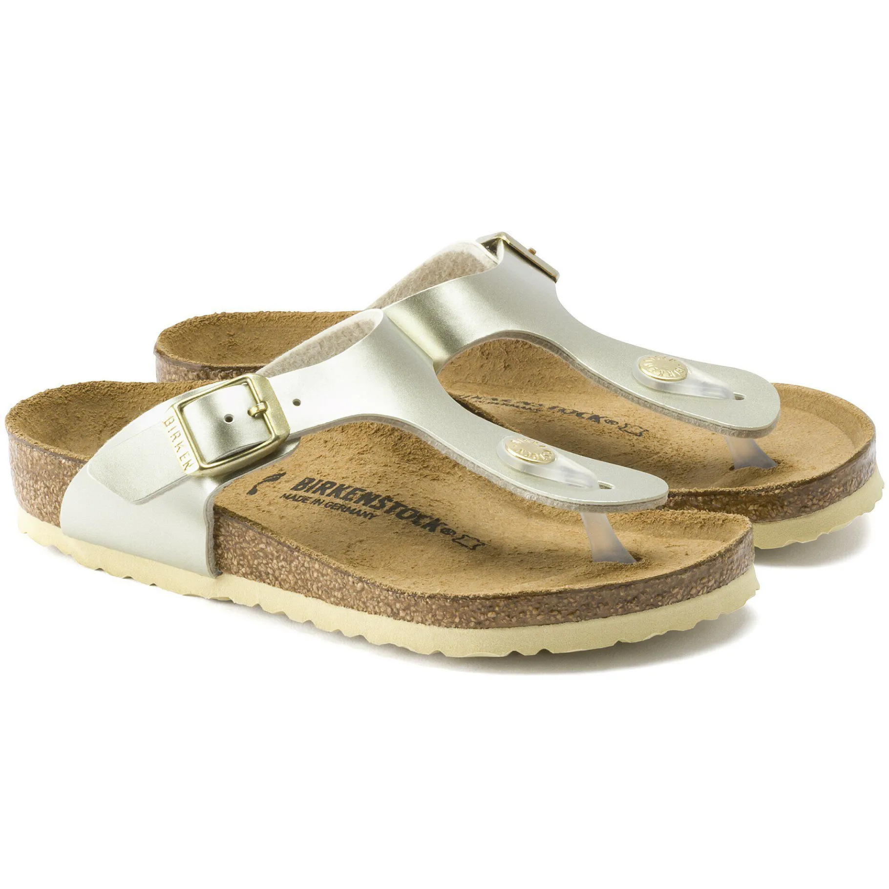 Discount Birkenstock Gizeh Kids Electric Metallic Gold