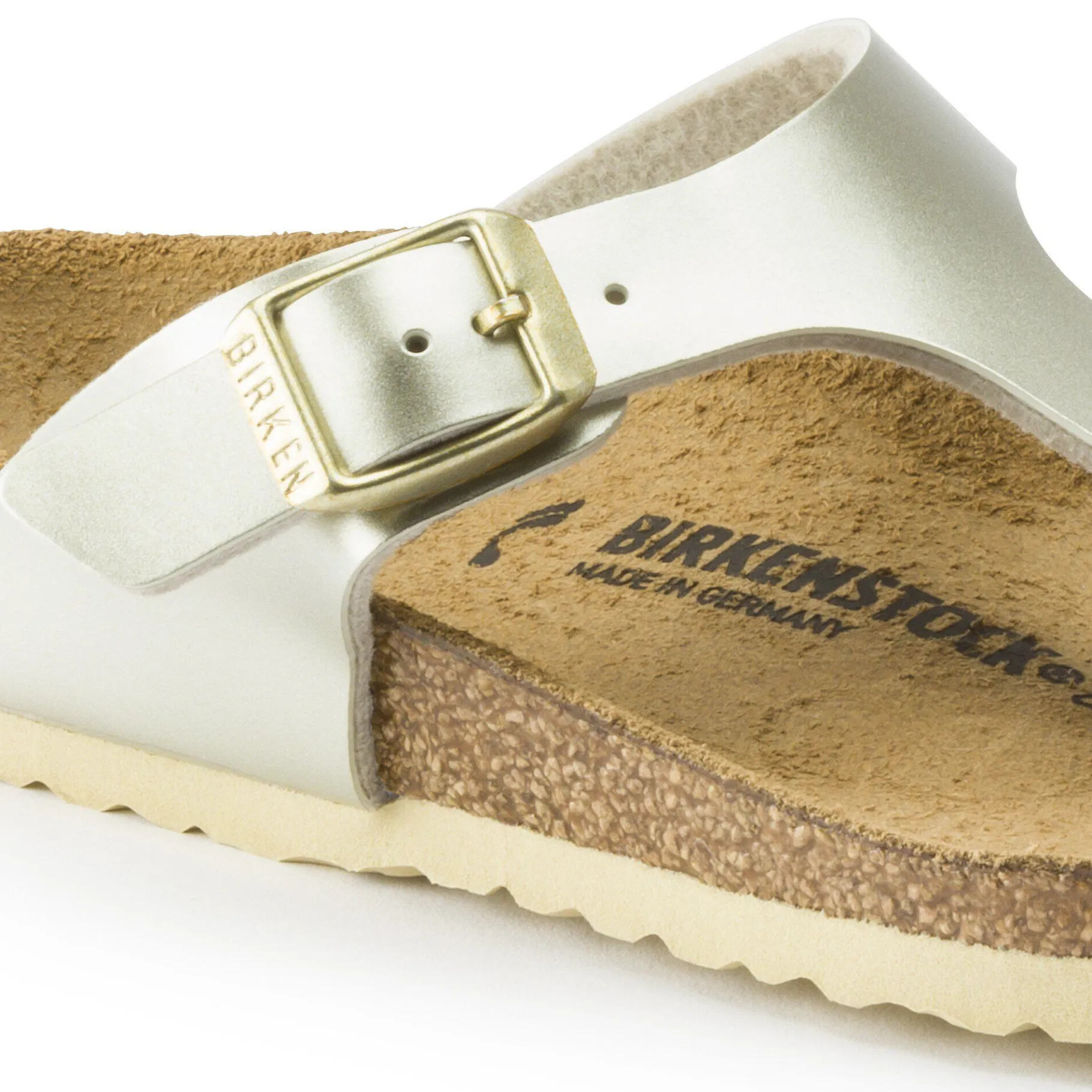 Discount Birkenstock Gizeh Kids Electric Metallic Gold