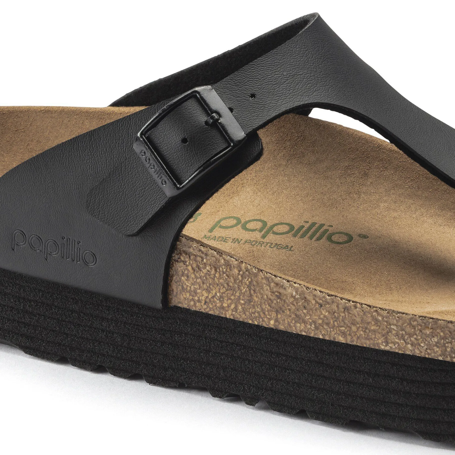 Discount Birkenstock Gizeh Platform Vegansk Black