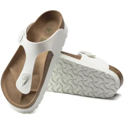 Best Birkenstock Gizeh Platform Vegansk White