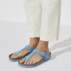 Sale Birkenstock Gizeh Vegansk Blau