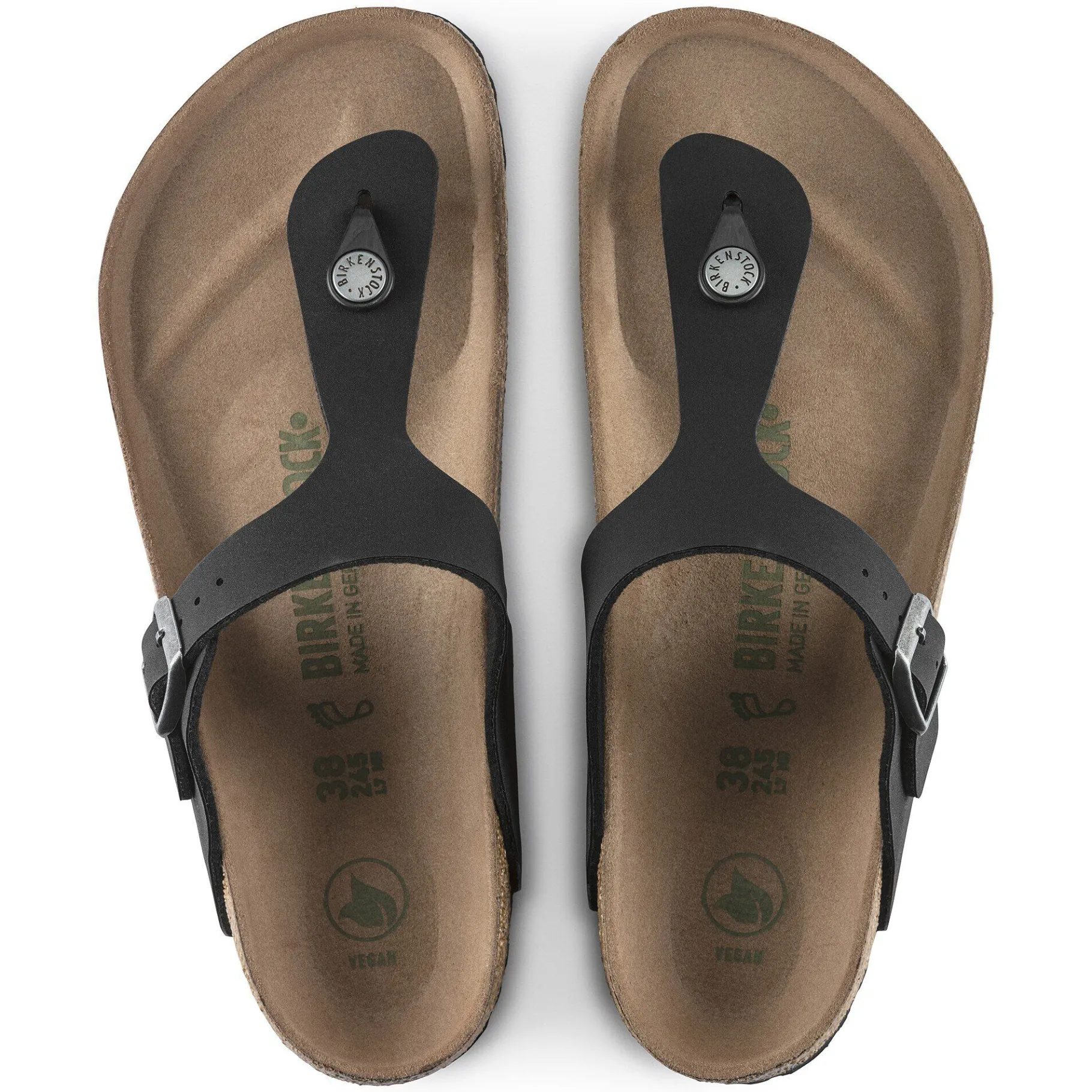 Shop Birkenstock Gizeh Vegansk Black