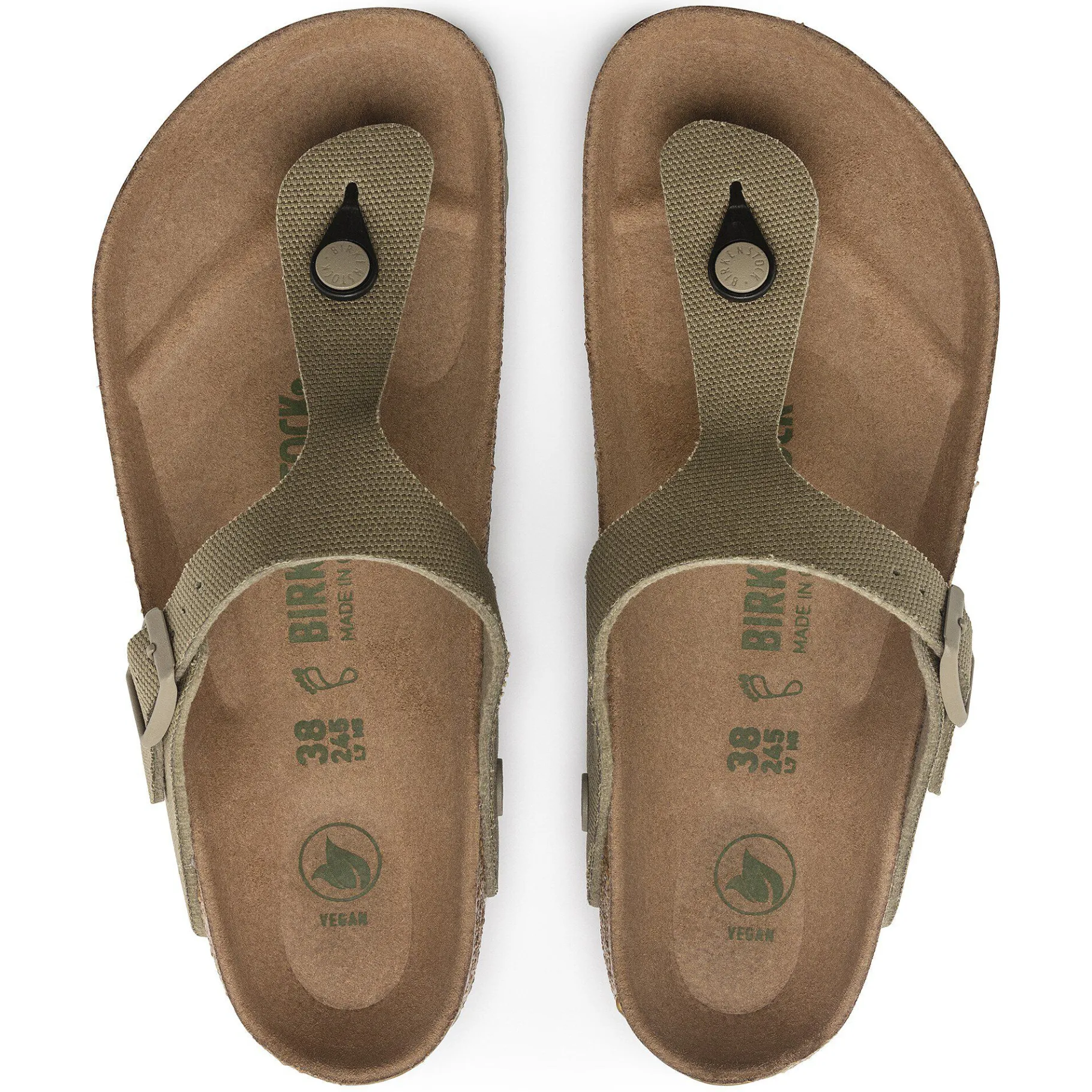 Store Birkenstock Gizeh Vegansk Faded Khaki