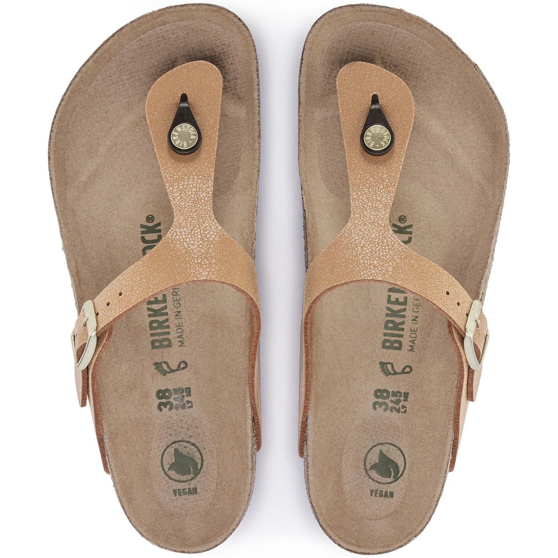 Outlet Birkenstock Gizeh Vegansk Pecan