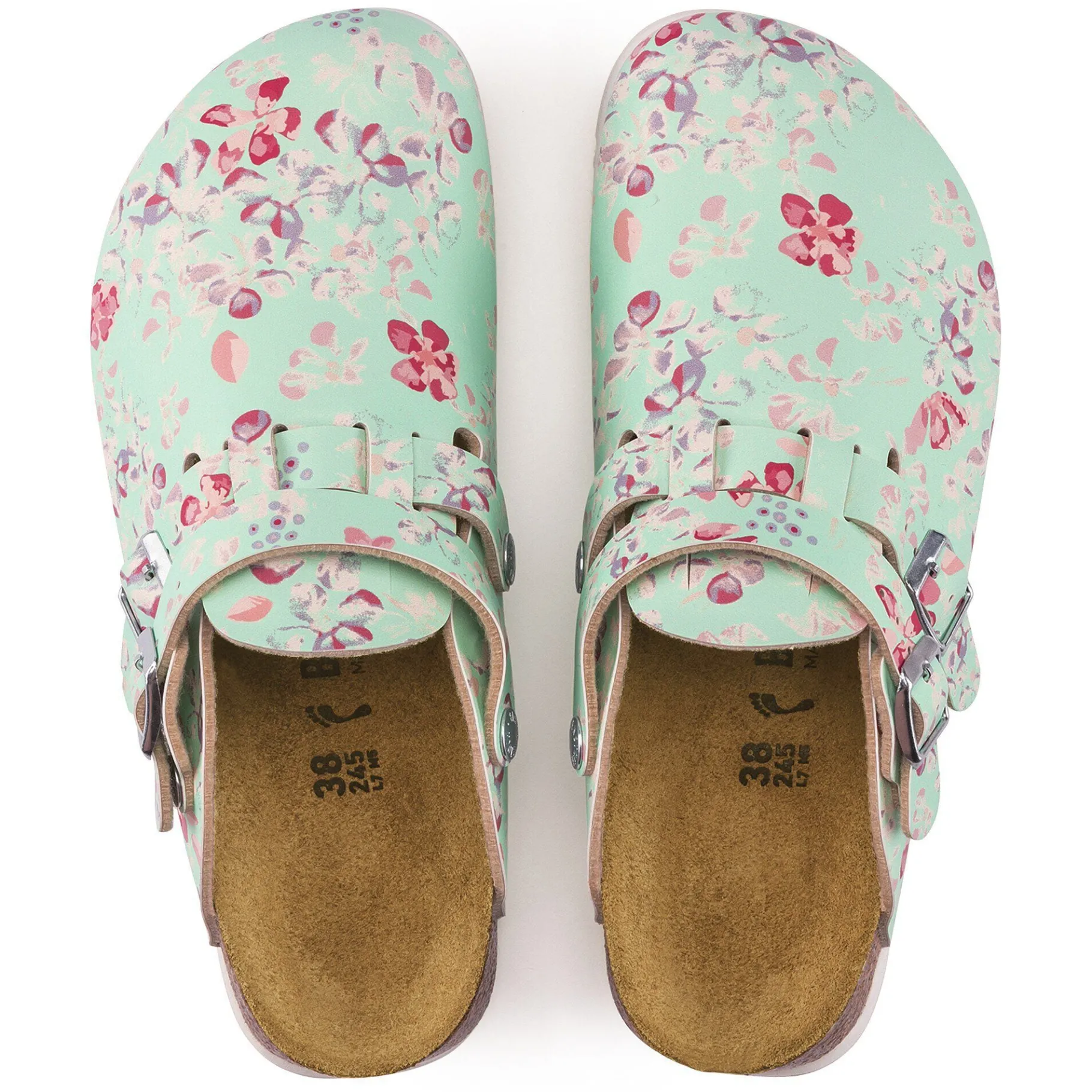 Shop Birkenstock Kay Sl Flower Field Mint