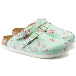 Shop Birkenstock Kay Sl Flower Field Mint