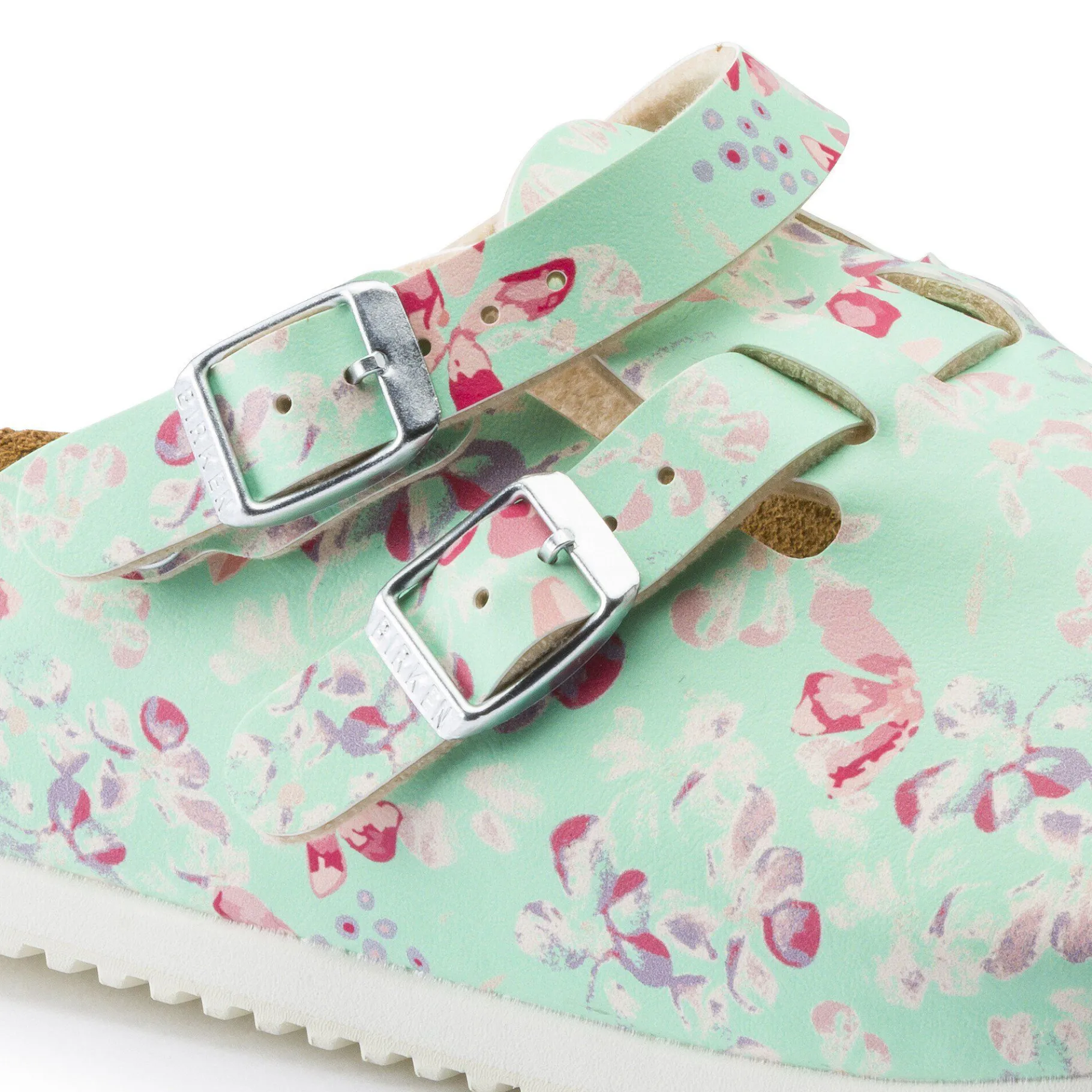 Shop Birkenstock Kay Sl Flower Field Mint