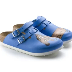 Clearance Birkenstock Kay Sl Dog Blue Background