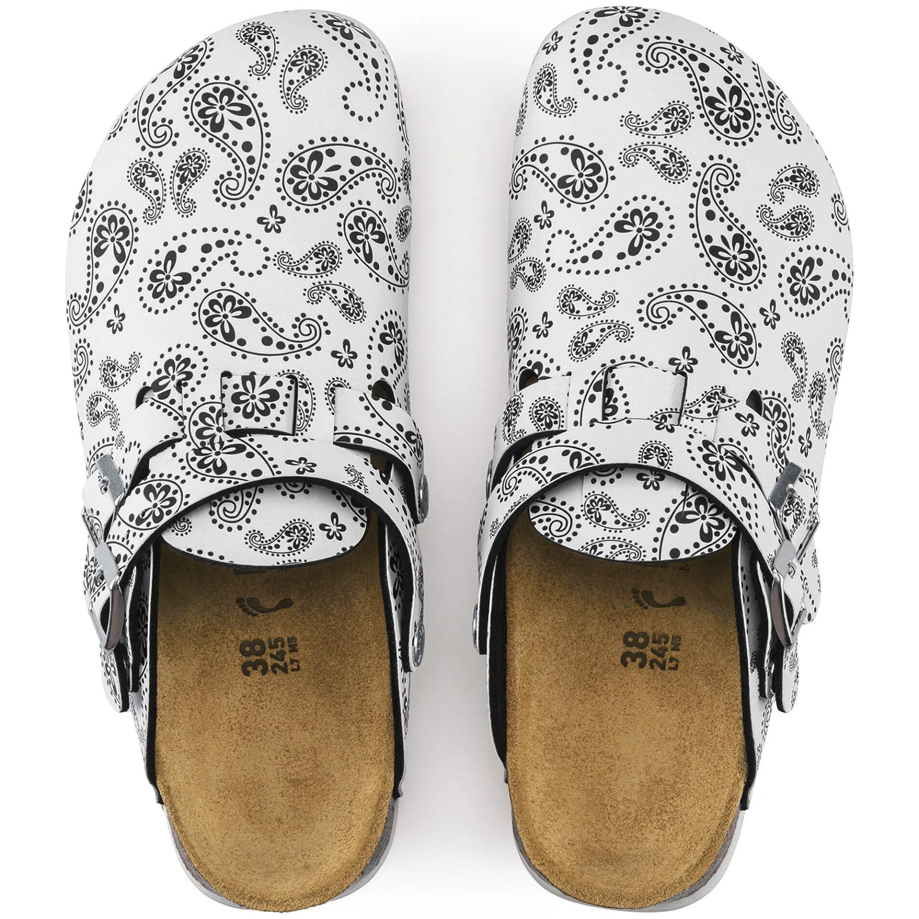 Online Birkenstock Kay Sl Paisley Black/White