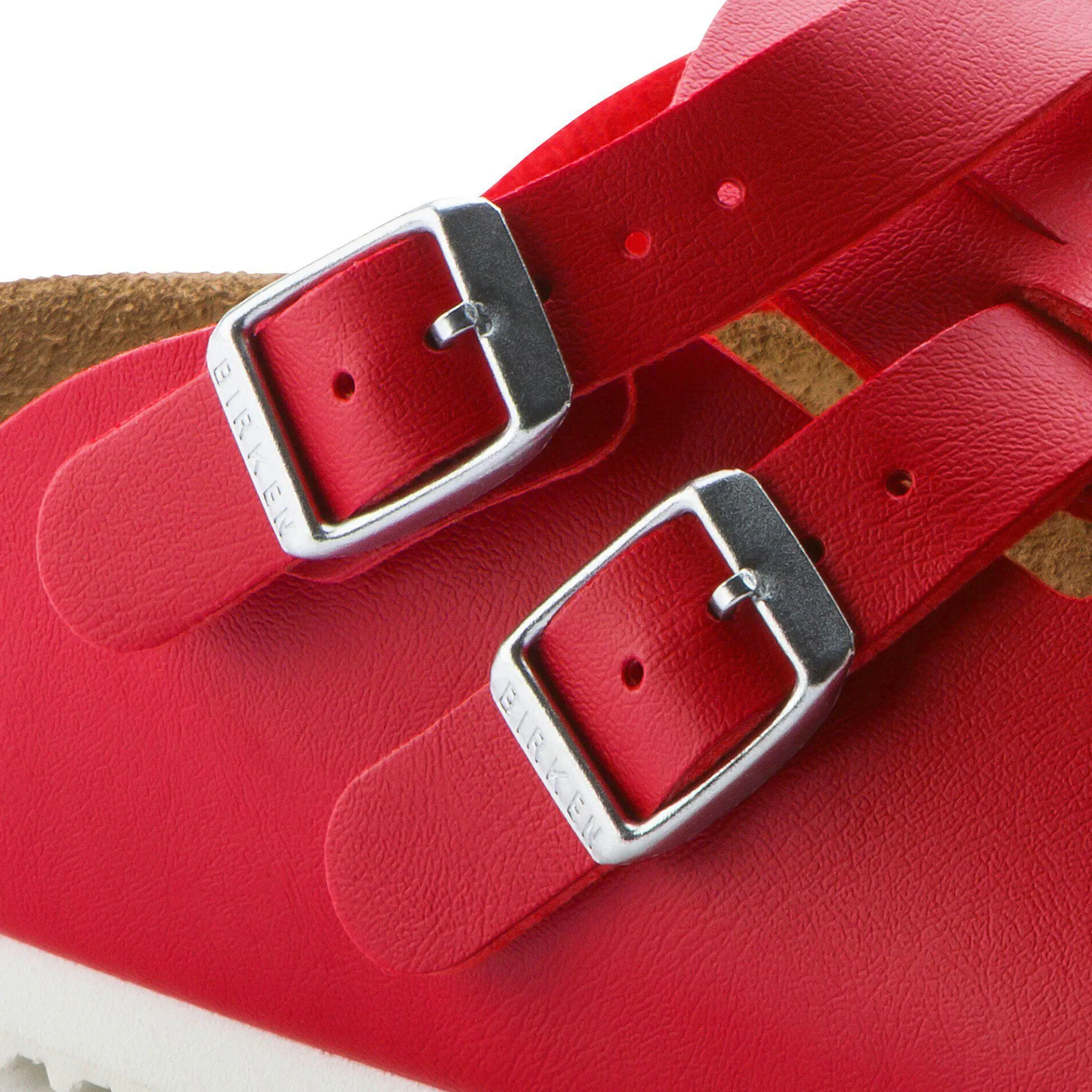 Discount Birkenstock Kay Sl Cat Red Background
