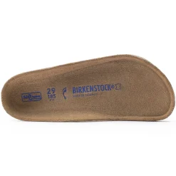 Cheap Birkenstock Kids Soft Fodseng Zermatt Sandshell/Creme