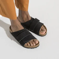Shop Birkenstock Kyoto Desert Dust Black