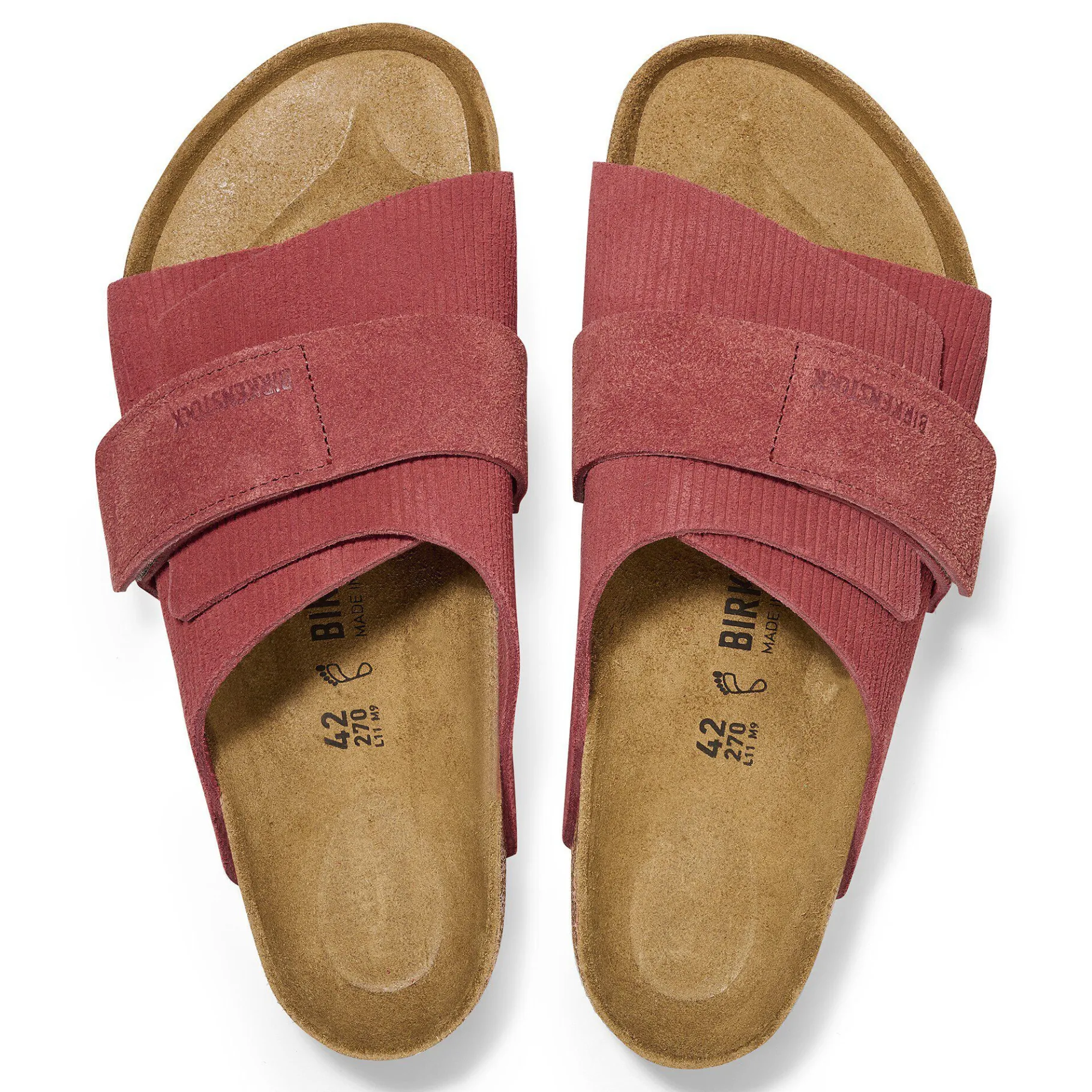 Fashion Birkenstock Kyoto Corduroy Sienna Red