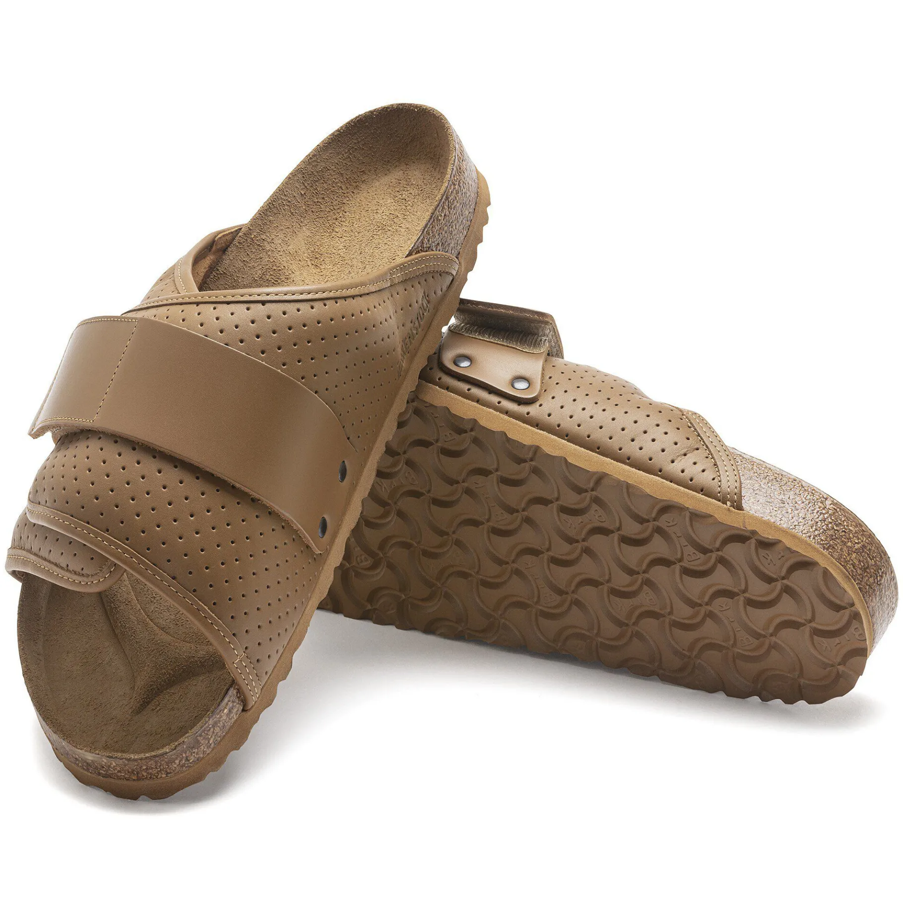 Shop Birkenstock Kyoto Puff Pack Cork Brown
