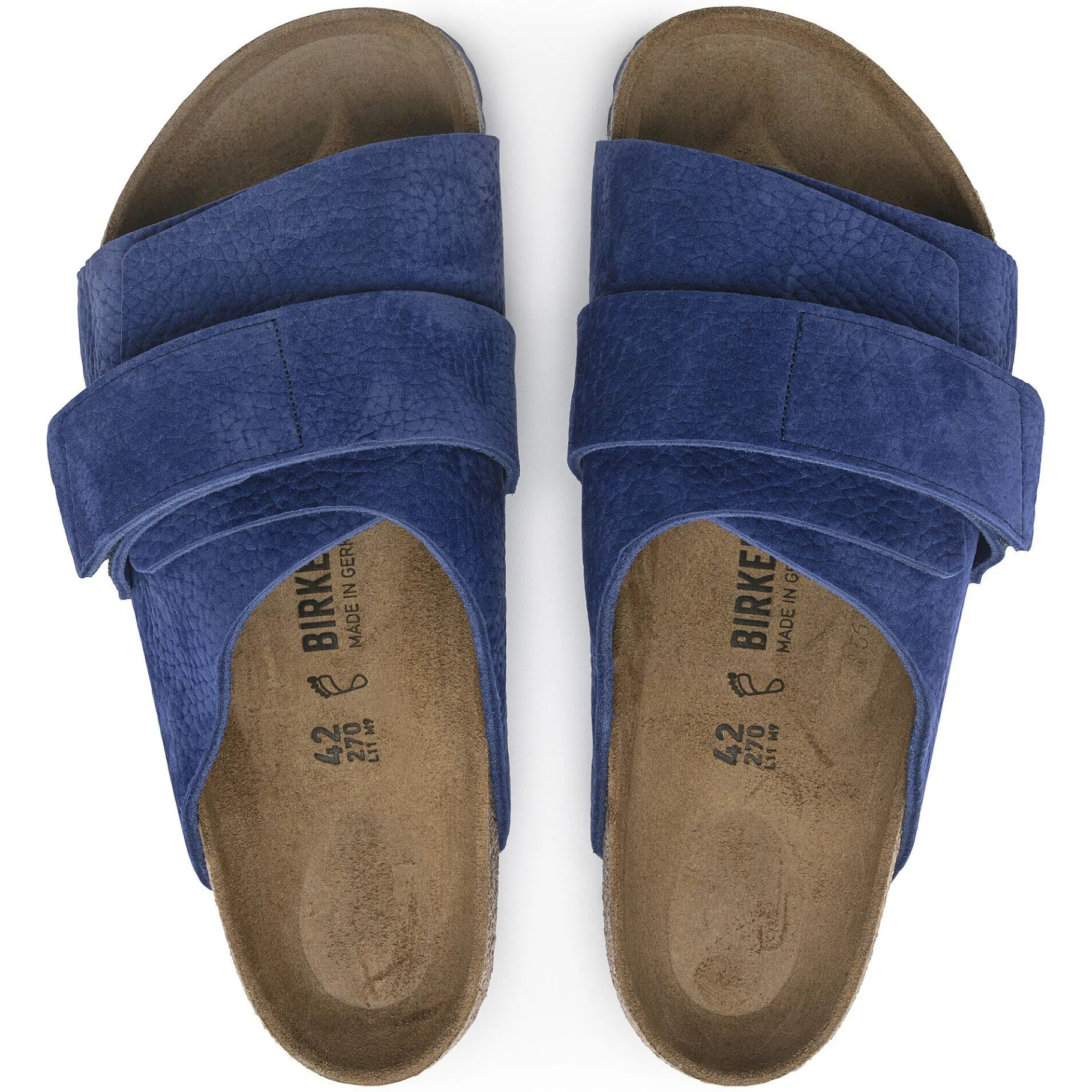 Discount Birkenstock Kyoto Desert Buck Indigo Blue
