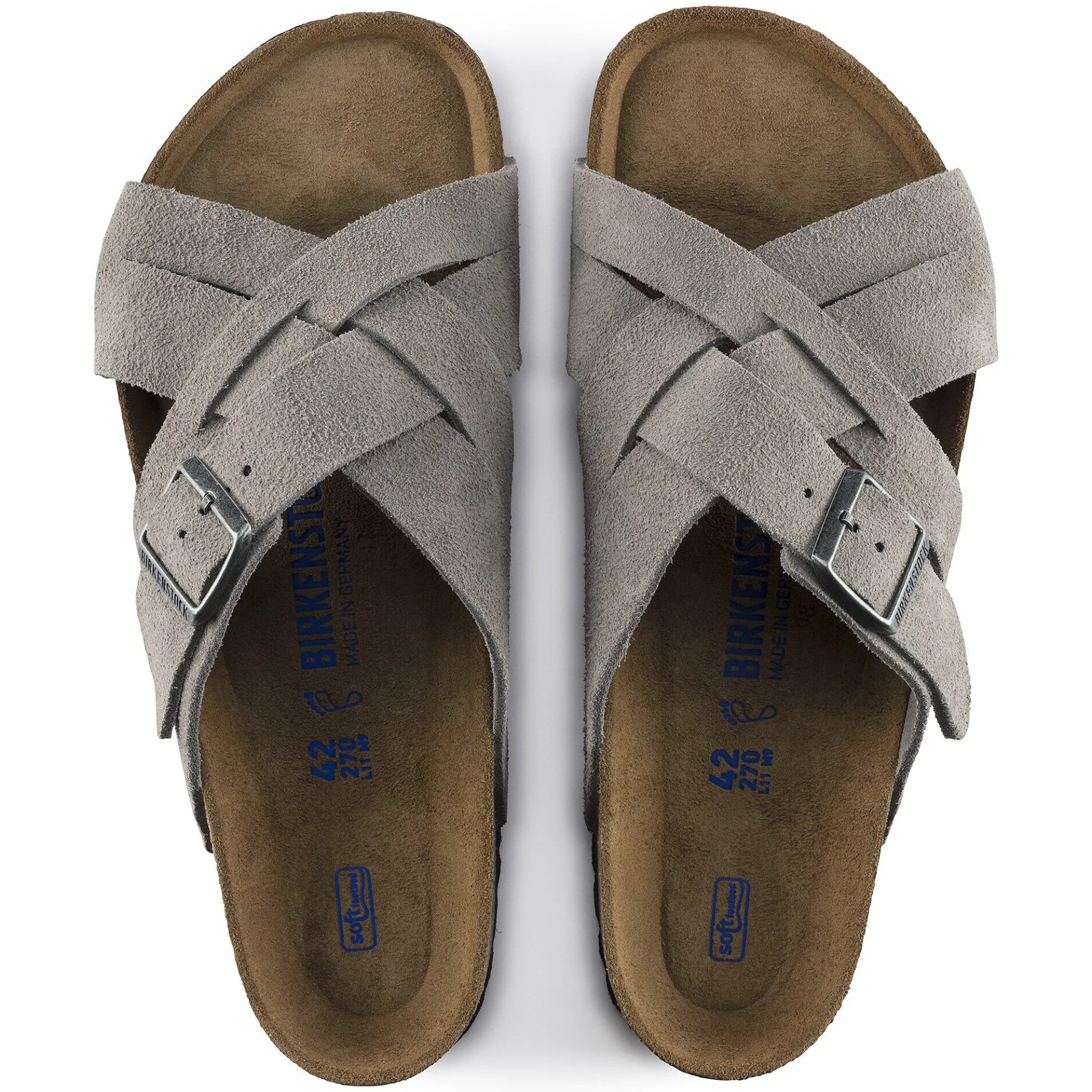 Sale Birkenstock Lugano Blod Fodseng Stone Coin