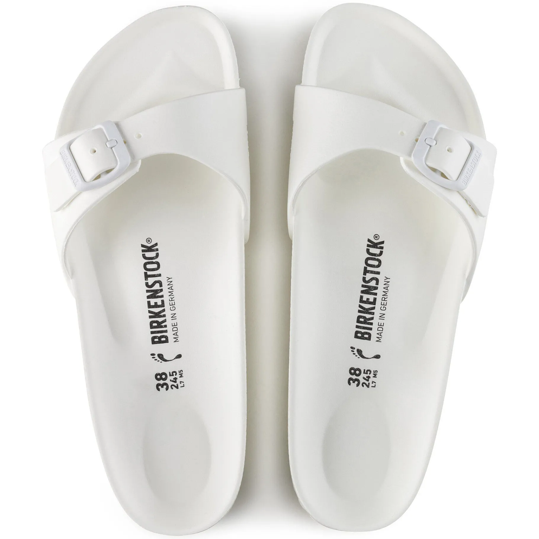 Hot Birkenstock Madrid Essentials White