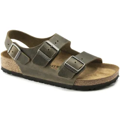 Shop Birkenstock Milano Faded Khaki