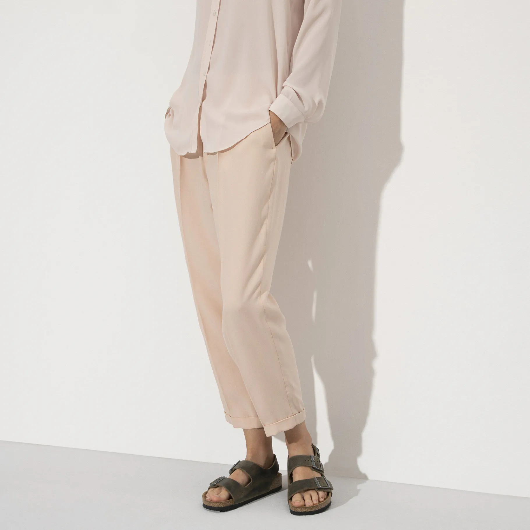 Shop Birkenstock Milano Faded Khaki