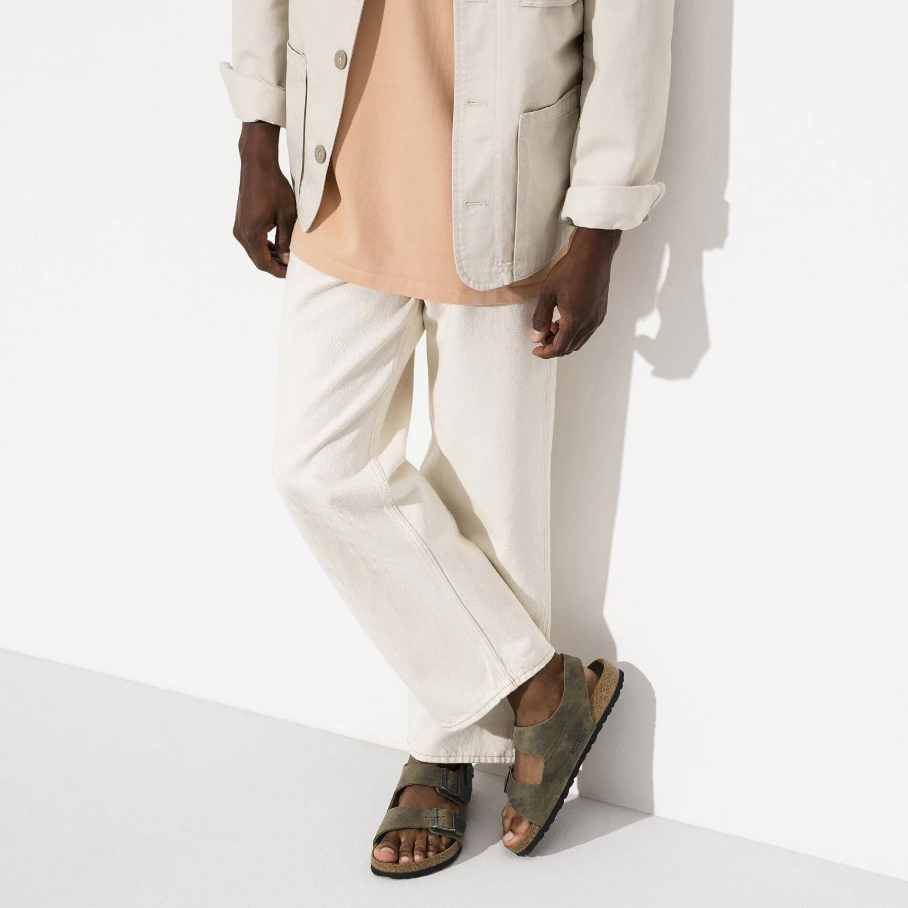 Shop Birkenstock Milano Faded Khaki